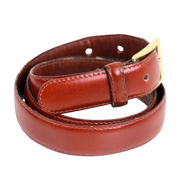 Dooney & Bourke BROWN GENUINE LEATHER 1"Wd CASUAL DRESS MEN'S BELT Sz 32/80 (t42 - Picture 5 of 14